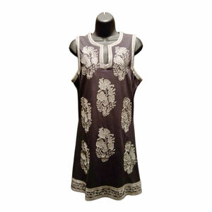 Women’s Paloma Vivacity Embroidered Tie-Back Dress Size L JC523